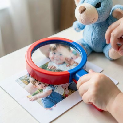 Duża plastikowa lupa
