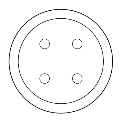 Szablon talerzyka i miejsca na krople (Template)