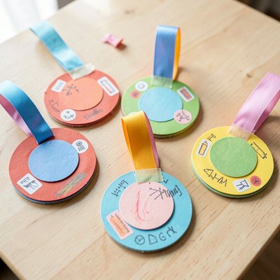 Gotowy medal — zdjęcie referencyjne