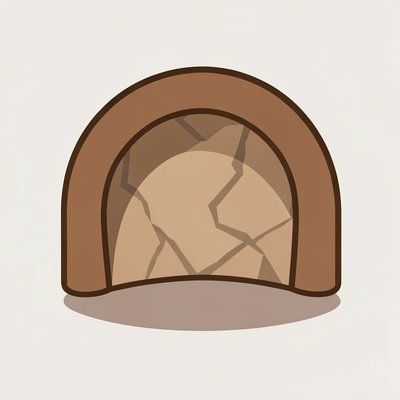Ilustracja tunelu – prosty obrazek