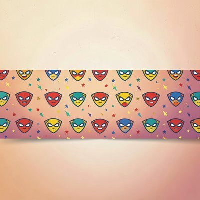 Baner dekoracyjny bez tekstu — motyw superbohatera