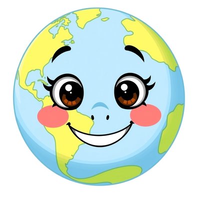 Uśmiechnięta Ziemia — maskotka