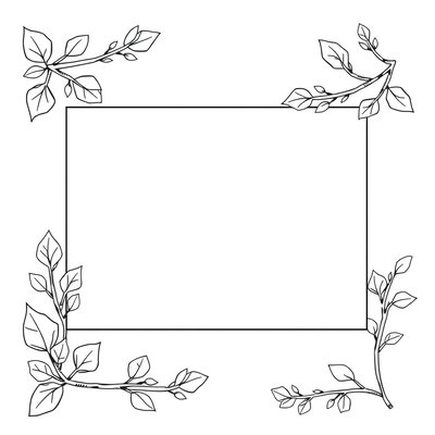 Szablon ramki do wycięcia