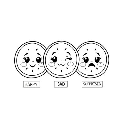 Kolorowanka „Arbuzowe emocje”