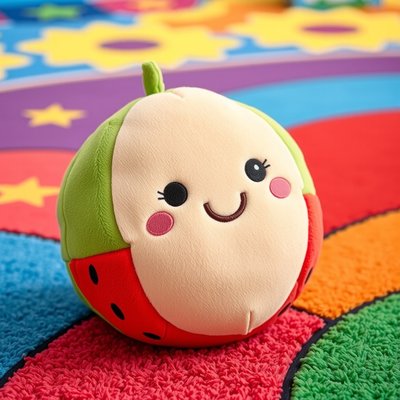 Pluszowy arbuz — zdjęcie zabawki