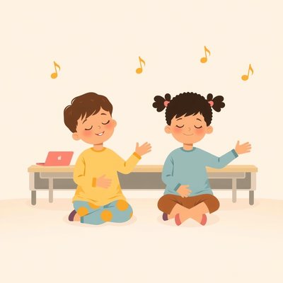 Wyciszenie — kołysanie przy spokojnej muzyce