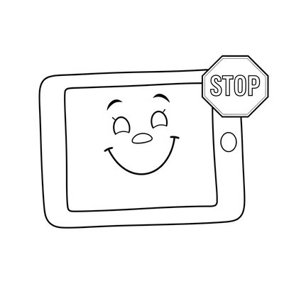 Kolorowanka — bezpieczny ekran