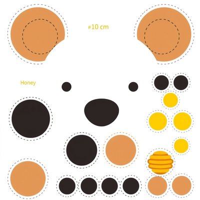 Arkusz z elementami do wycięcia (szablon)