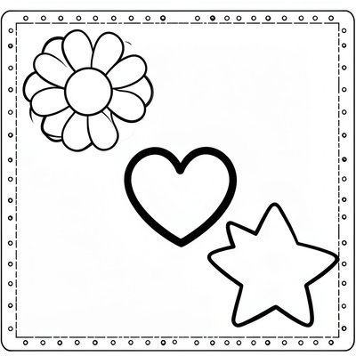 Arkusz do druku — Symbole pamięci (kolorowanka)