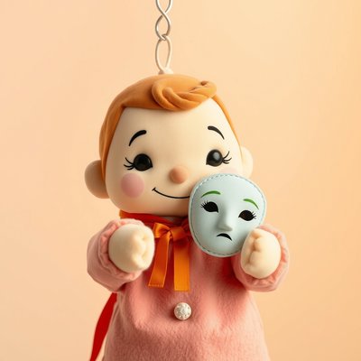 Maskotka-aktor — ilustracja