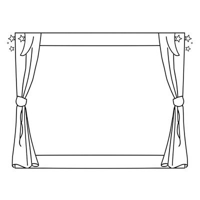 Szablon kartonowej ramki do wycięcia (A4)