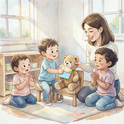 Scenka odbioru listu — ilustracja sytuacyjna