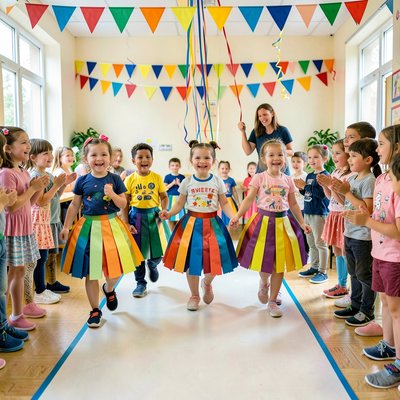 Pokaz mody — parada spódniczek