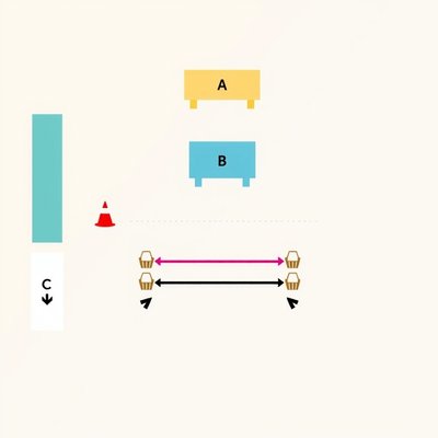 Plan rotacji stacji (widok z góry)