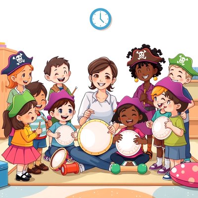 Okładka zajęć — Mali piraci w rytmie