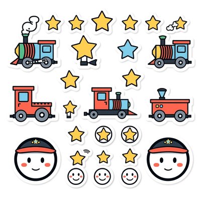 Naklejki/odznaki do wyróżniania