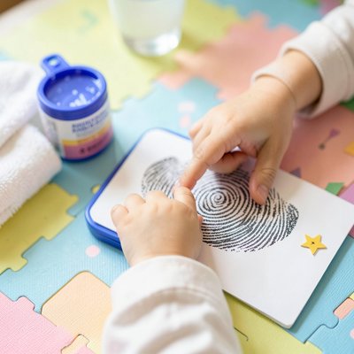 Zdjęcie aktywności sensorycznej — odciski palców