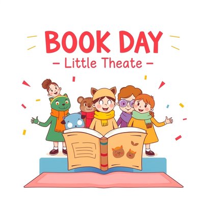 Plakat zajęć — Dzień Książki: Mały Teatrzyk