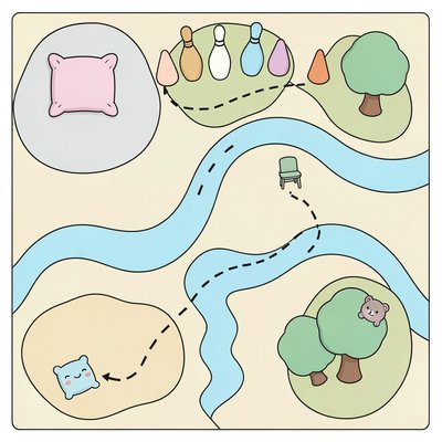 Tor przeszkód — mapa