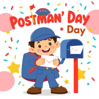 Plakat "Dzień Listonosza"