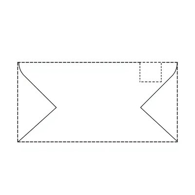 Szablon koperty do złożenia (print & fold)