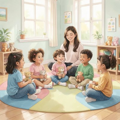 Powitanie w kole — scena integracyjna
