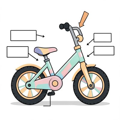 Diagram części rowerka