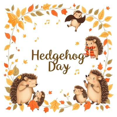 Plakat do sali — Dzień Jeża