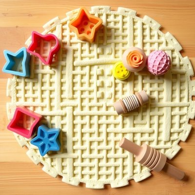 Stacja dotyku — mata i masa plastyczna