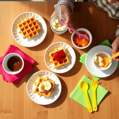 Stacja smakowania — talerz z dodatkami