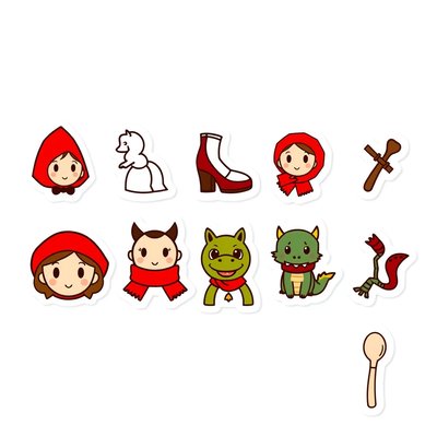 Arkusz naklejek (nagrody)