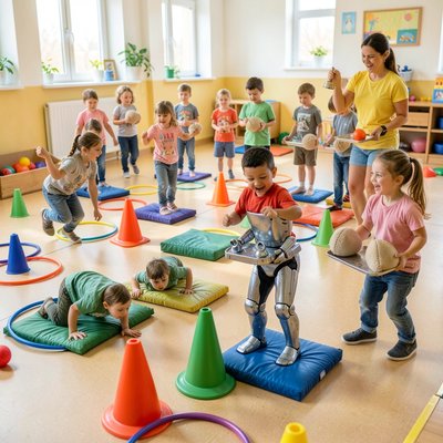 Dzień Absurdu — Wesoły tor ruchowy (scena główna)