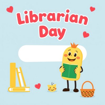 Baner powitalny — Dzień Bibliotekarza