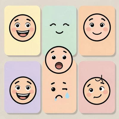 Karty emocji dla maluchów