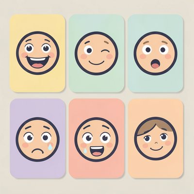 Karty emocji dla maluchów
