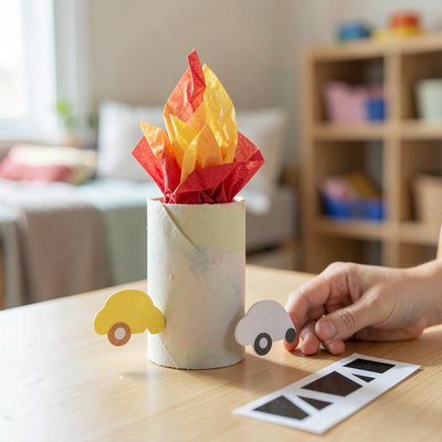 Zdjęcie przykładowej pracy: gotowa świeczka pamięci