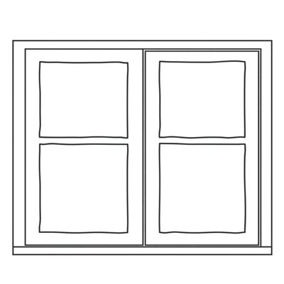 Szablon 'Okno' do wycięcia