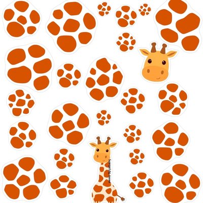 Arkusz łat — naklejki/do wycięcia