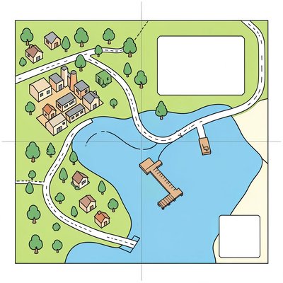 Mapa transportu — szablon