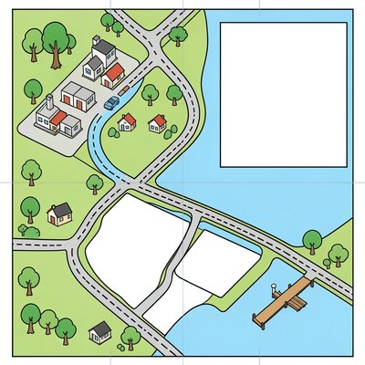 Mapa transportu — szablon
