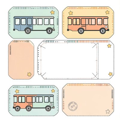 Bileciki — drukowalne bilety tramwajowe
