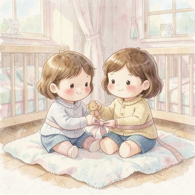 Ilustracja do opowieści — Dwie bliskie przyjaciółki