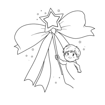 Kolorowanka — Wstążka taneczna