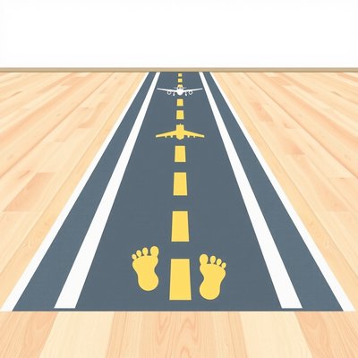 Pas startowy — naklejka/taśma na podłogę