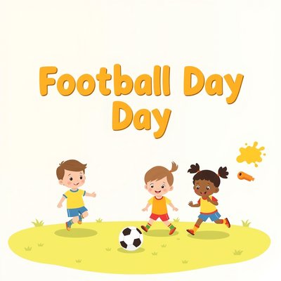 Plakat "Dzień Futbolu"