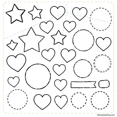 Szablony do ozdabiania (naklejki i wzory)