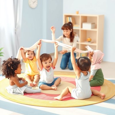 Chusteczki powiewające — ilustracja do materiałów