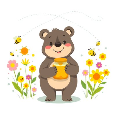 Plakat powitalny — Dzień Kubusia Puchatka