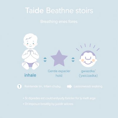 Karta uspokojenia - oddech 'gwiazdka'