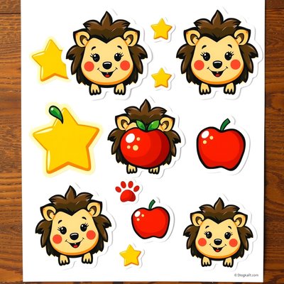 Arkusz naklejek – małe nagrody